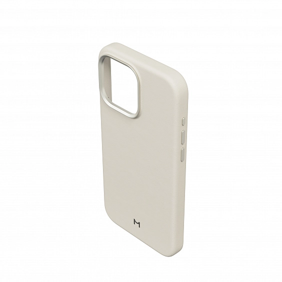 Чехол для iPhone 15 Pro Max Eco Leather Case Ivory