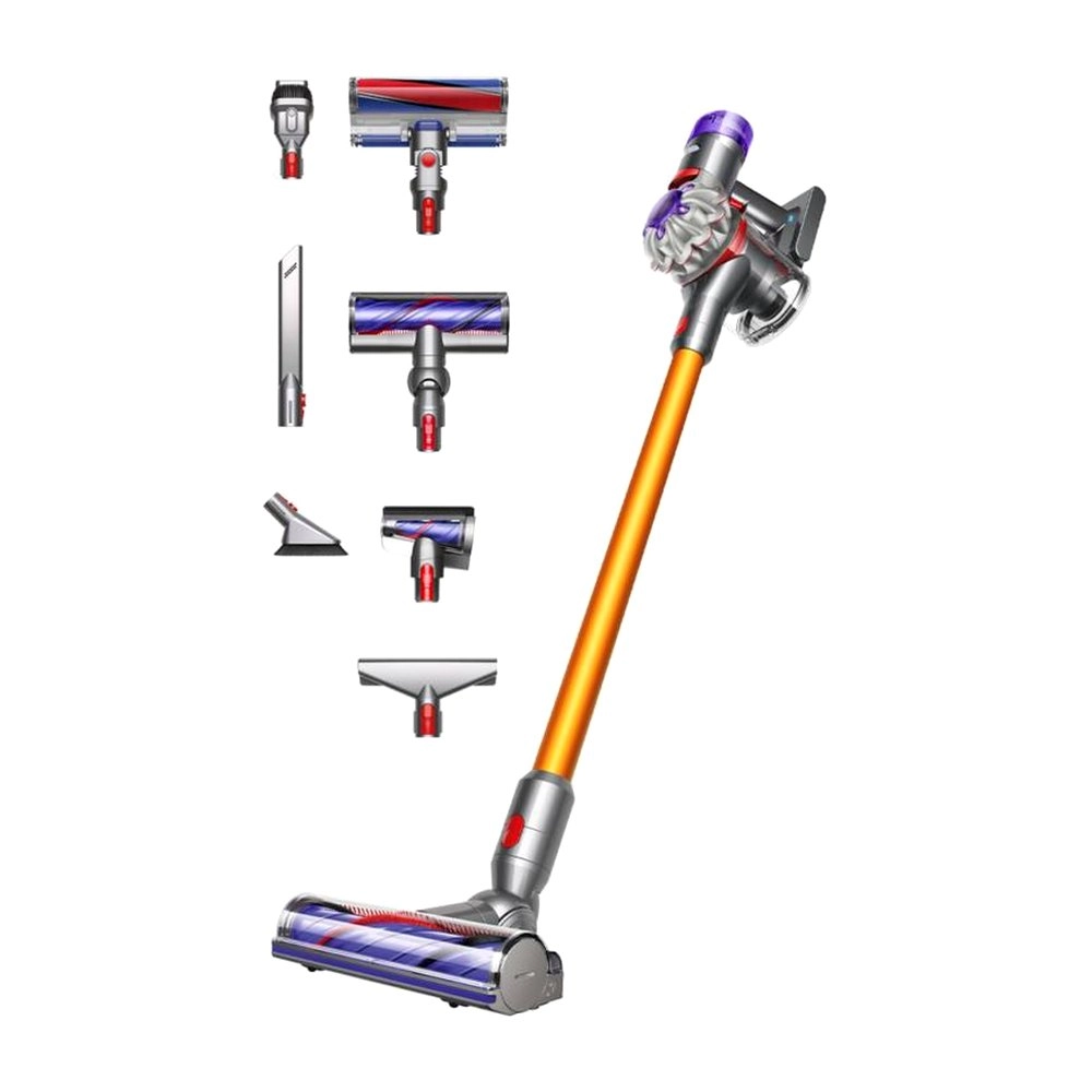 Беспроводной пылесос Dyson V8 Absolute, серый (Iron/Yellow/Black)