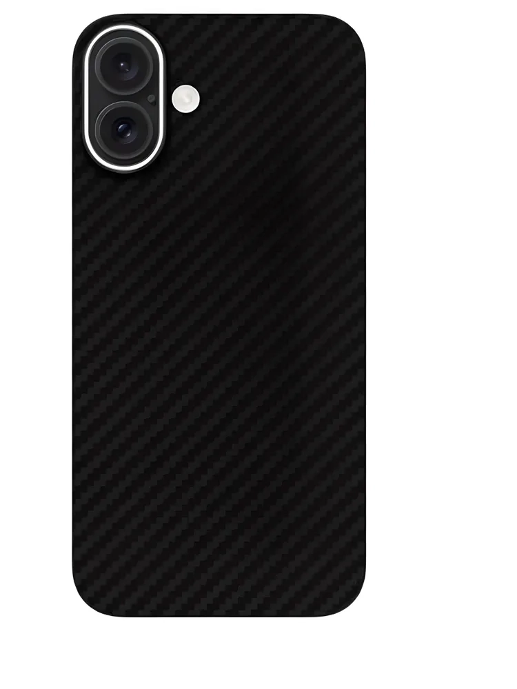 Чехол накладка KZDOO Keivlar для iPhone 16, черный