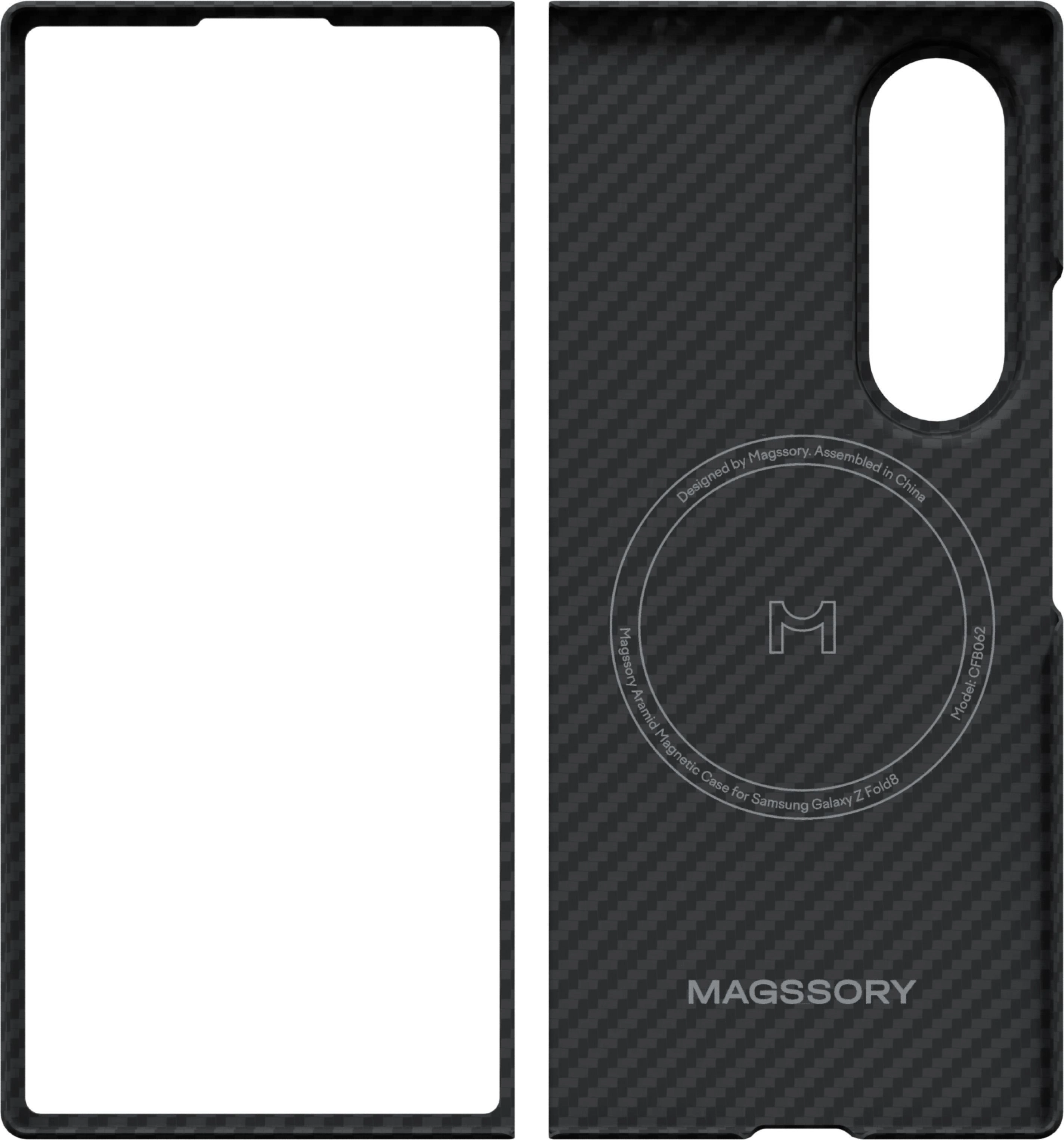 Кевларовый Чехол Magssory для Galaxy Z Fold8 Ultra Черный