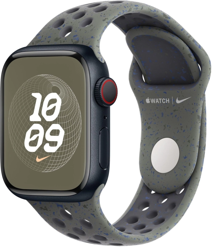Ремешок для Apple Watch силиконовый Cargo Khaki Nike Sport Band Size S/M (MUUV3)