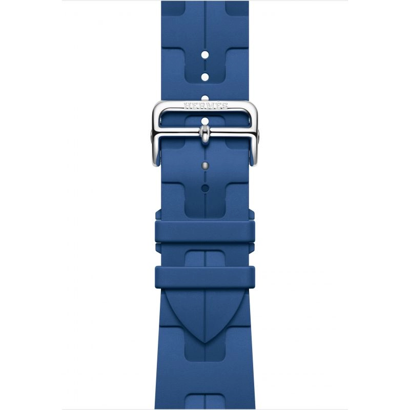 Смарт-часы Apple Watch S10 Hermes - 46 mm браслет Kilim Single Tour (Bleu de France | синий)