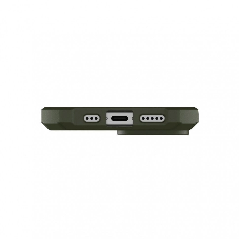 Чехол с поддержкой MAGSAFE UAG Essential Armor для iPhone 15 Plus, цвет Оливковый (114307117272)