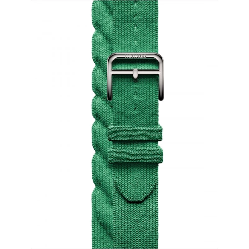 Смарт-часы Apple Watch S10 Hermes - 42 mm браслет Torsade Double Tour (Vert Moyen | зеленый)