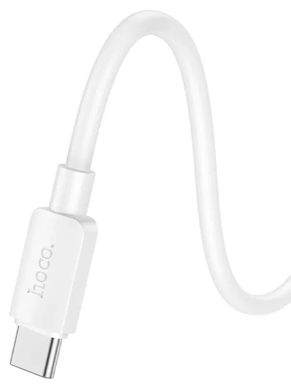 Кабель USB-C HOCO X96 Hyper Type-C - Type-C, 3A, 60W, 25 см, Белый