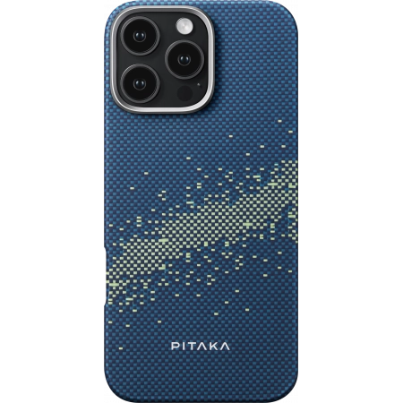 Чехол Pitaka StarPeak Tactile Woven case для iPhone 16 Pro, принт Milky Way Galaxy