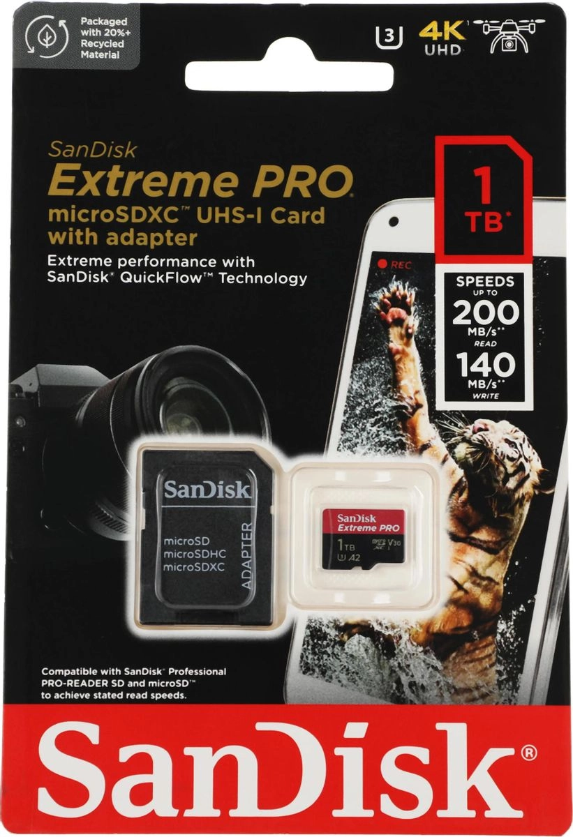 Карта памяти Sandisk Extreme Pro, 1 ТБ