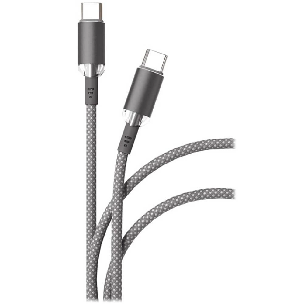 Кабель VLP Diamond Cable USB-C 1.2 м,  Серый
