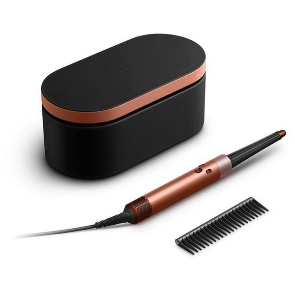 Стайлер Dyson Airwrap i.d. HS08 Long Straight+Wavy, коричневый (Amber Silk/Pink Champagne)