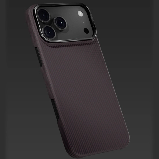 Чехол VLP Kevlar Case для iPhone 18 Pro Max, Темная Вишня