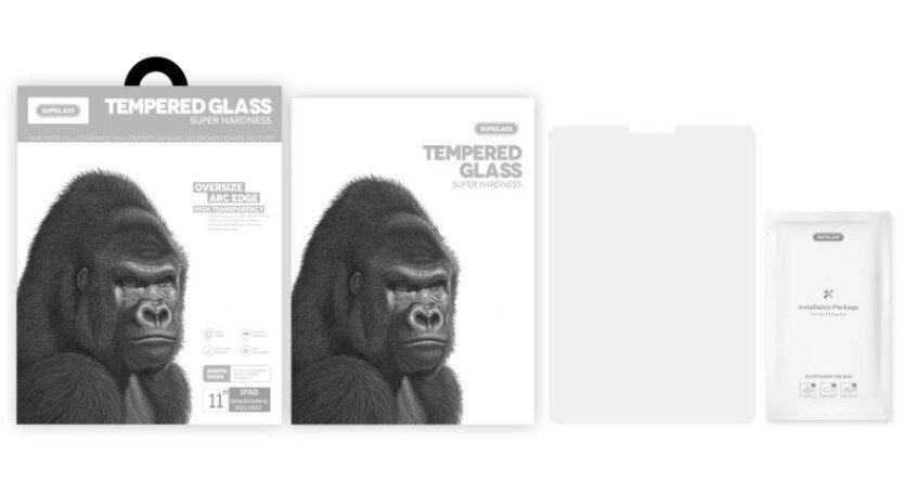 Защитное стекло SupGlass XC-20 Ipad Glass Oversize ARC Edge Transparnt для Ipad Air 13" (2024)