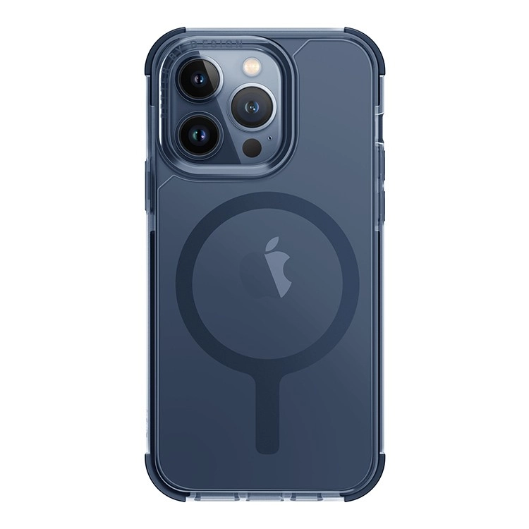чехол Uniq для iPhone 15 Pro  Combat AF Smoke Blue (MagSafe)