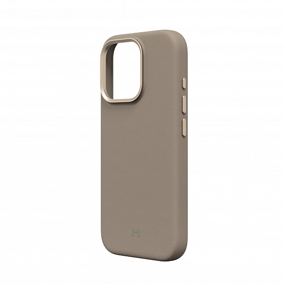 Чехол для iPhone 16 Pro Eco Leather Case Latte