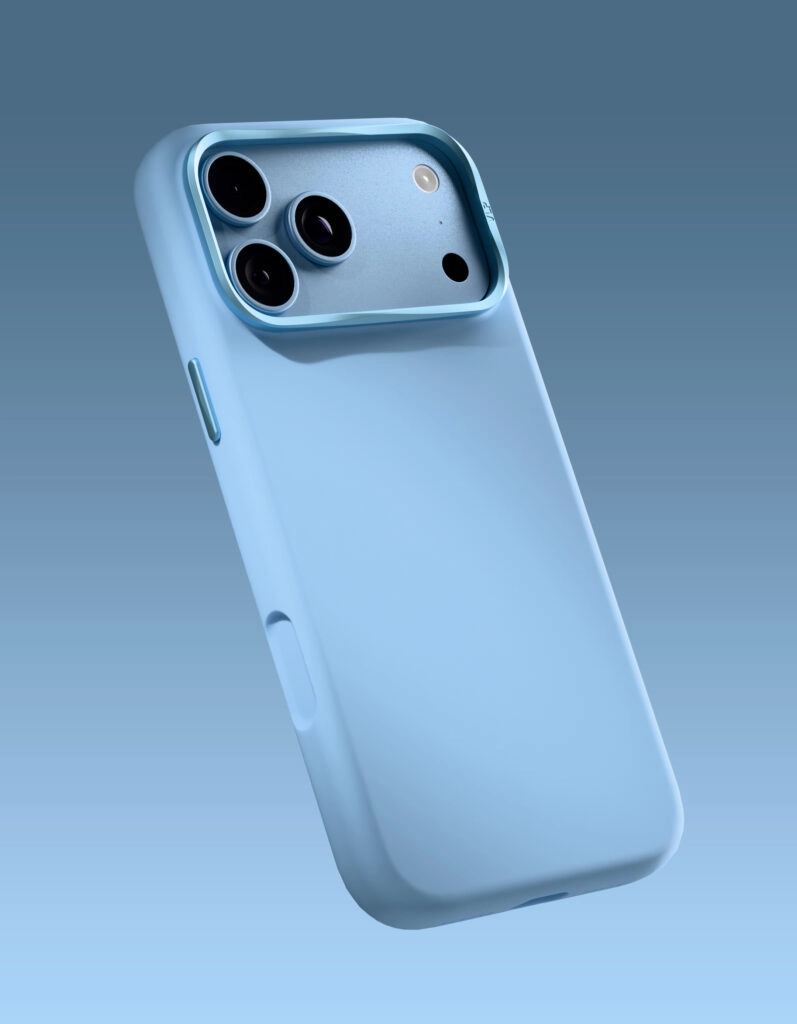 Чехол VLP Aster Pro Case для iPhone 18 Pro, голубой