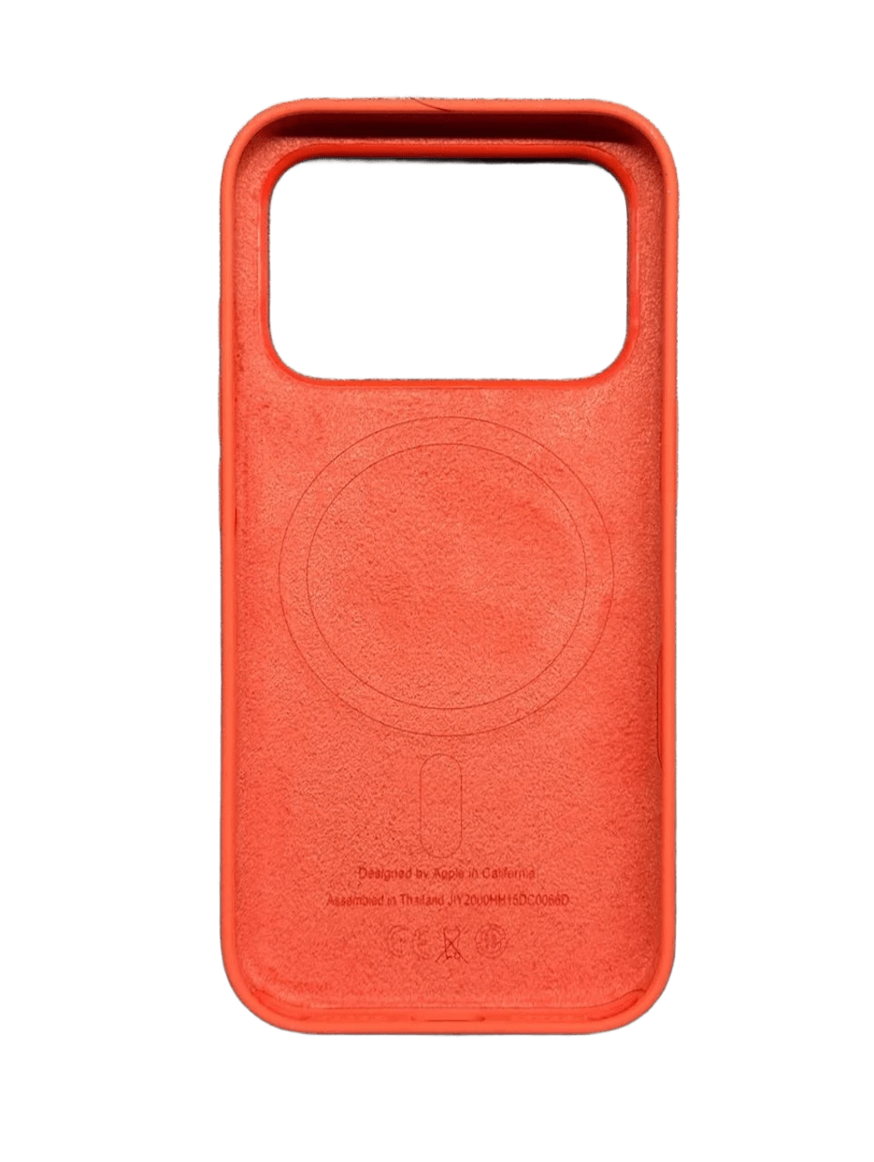 Прозрачный чехол MagSafe Apple Clear Case для iPhone 17 Pro Max Camera Control Orange