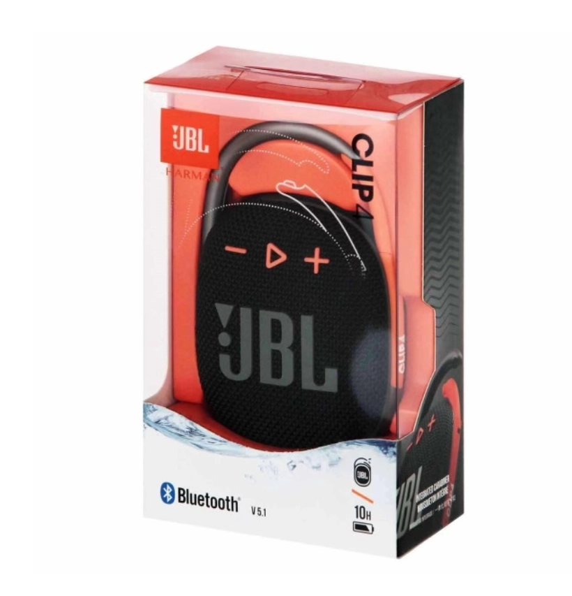 Портативная колонка JBL Clip 4 Черный