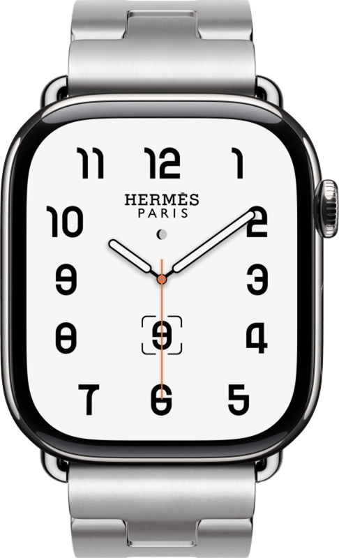 Смарт-часы Apple Watch S10 Hermes - 42 mm титановый корпус, браслет Grand H размер L
