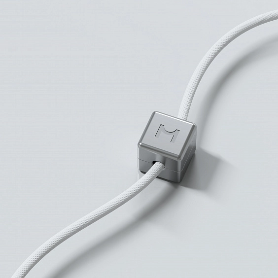 Магнитный кабель с утяжелителем Magssory Dice C, 2,4м White