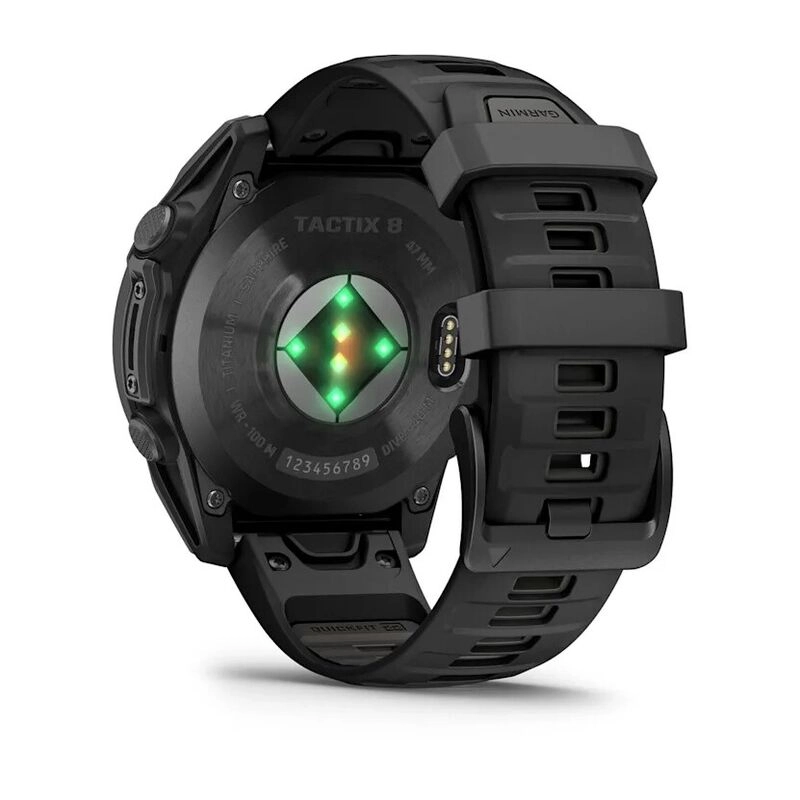 Смарт-часы Garmin Tactix 8 Amoled Sapphire, AB Ultralight - 47 mm, Черный с черным ремешком (010-03405-00)