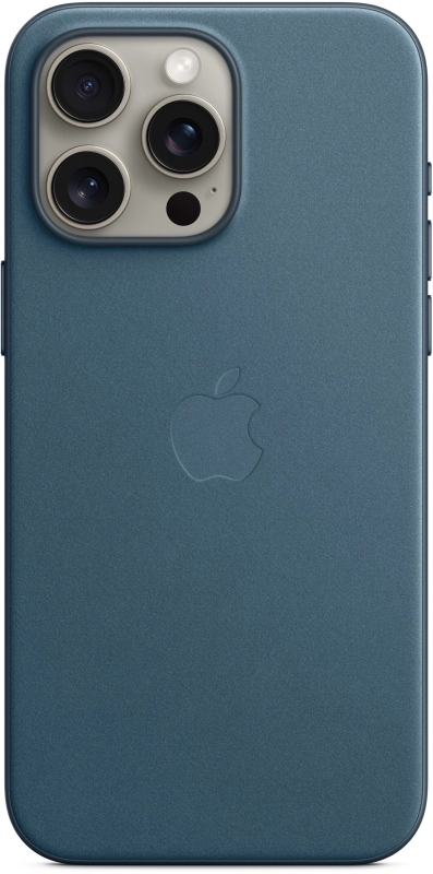 Чехол Apple MagSafe FineWoven для iPhone 15 Pro Max, Синий