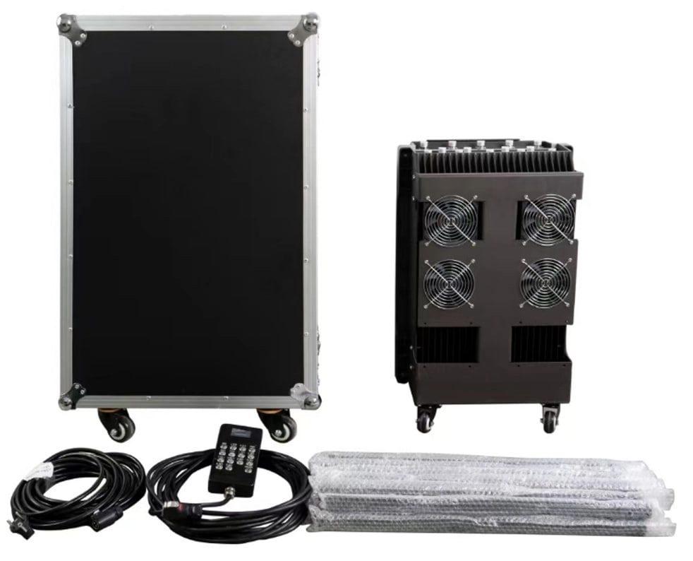 Подавитель дронов "Гром" 10 каналов 600W, Пластиковый кейс