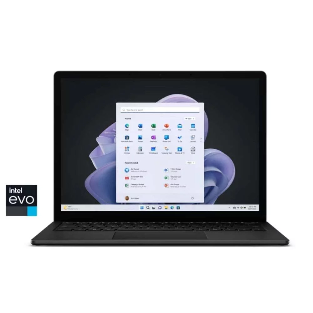 Ноутбук Microsoft Surface Laptop 5 13" (Intel Core i5, 8 ГБ, 512ГБ SSD, Touch) Matte Black