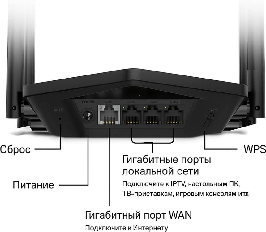 Беспроводной маршрутизатор Mercusys MR80X