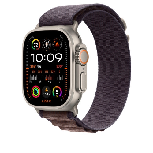 Браслет для Apple Watch Ultra 49mm Alpine Loop (L) - Индиго (MT5Q3)