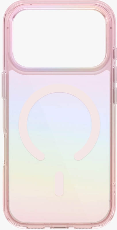 Чехол Uniq для iPhone 17 Pro Iridescia (holographic) (Magsafe), Розовый