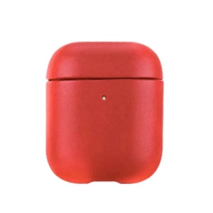 Чехол K-DOO Leather Case Lux Craft+ для Airpods 1/2, Красный