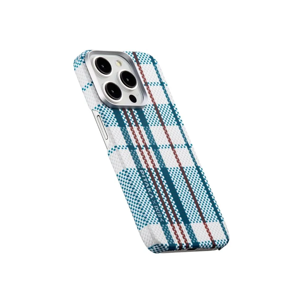 Чехол Pitaka Canyon MagEZ Case 5 для iPhone 15 Pro Max red-white-blue