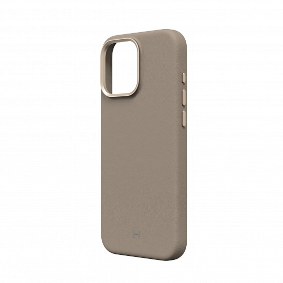 Чехол для iPhone 16 Pro Max Eco Leather Case Latte