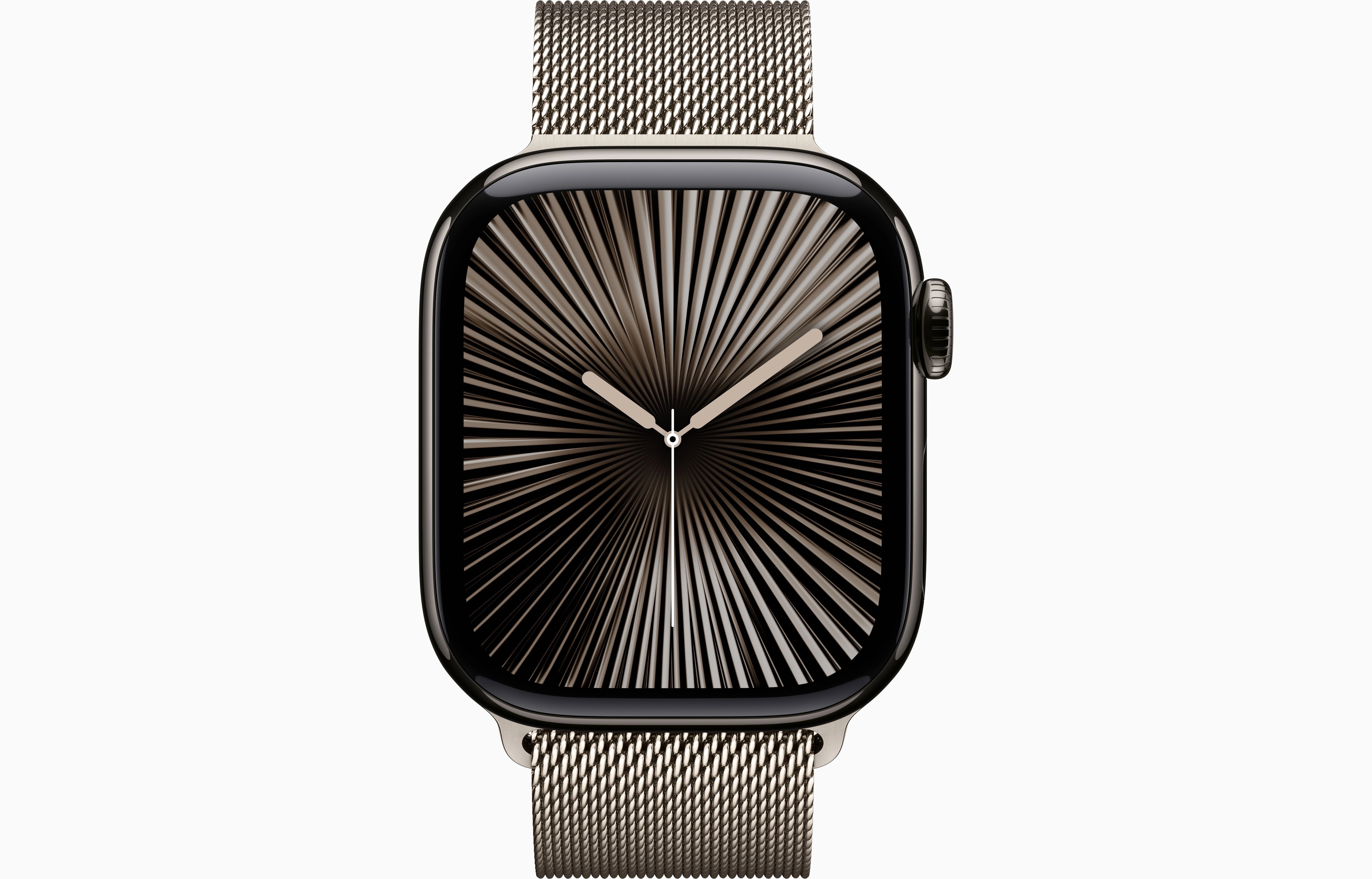 Смарт-часы Apple Watch S10 - 42 mm Титановый корпус | ремешок Milanese Loop | цвет Natural Titanium, S/M