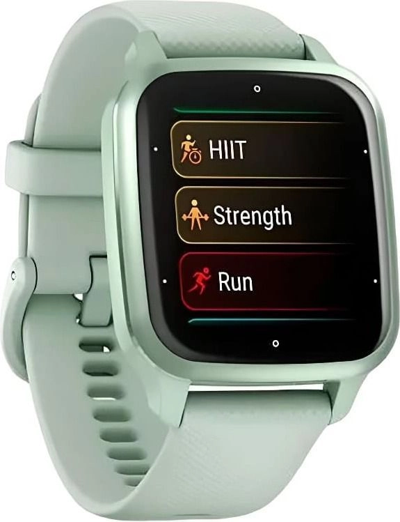 Смарт-часы Garmin Venu SQ 2 - 40 mm, Мятный, безель и ремешок мятного цвета