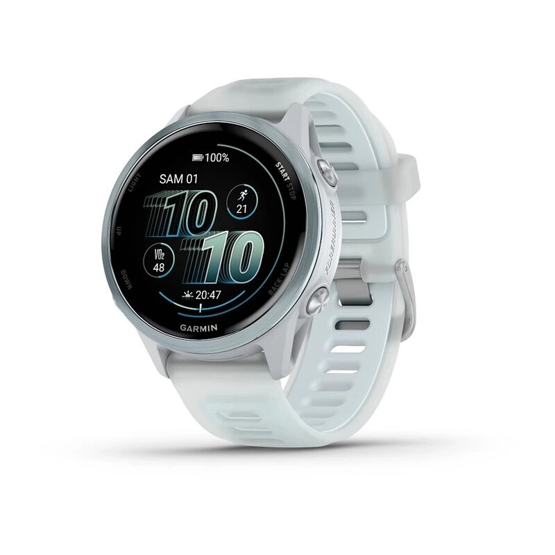 Смарт-часы Garmin Forerunner 570 - 42 mm, Облачно-голубой алюминий с облачно-голубым ремешком