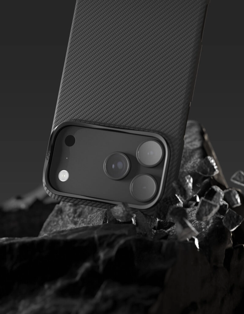 Чехол VLP Kevlar Case для iPhone 18 Pro, черный