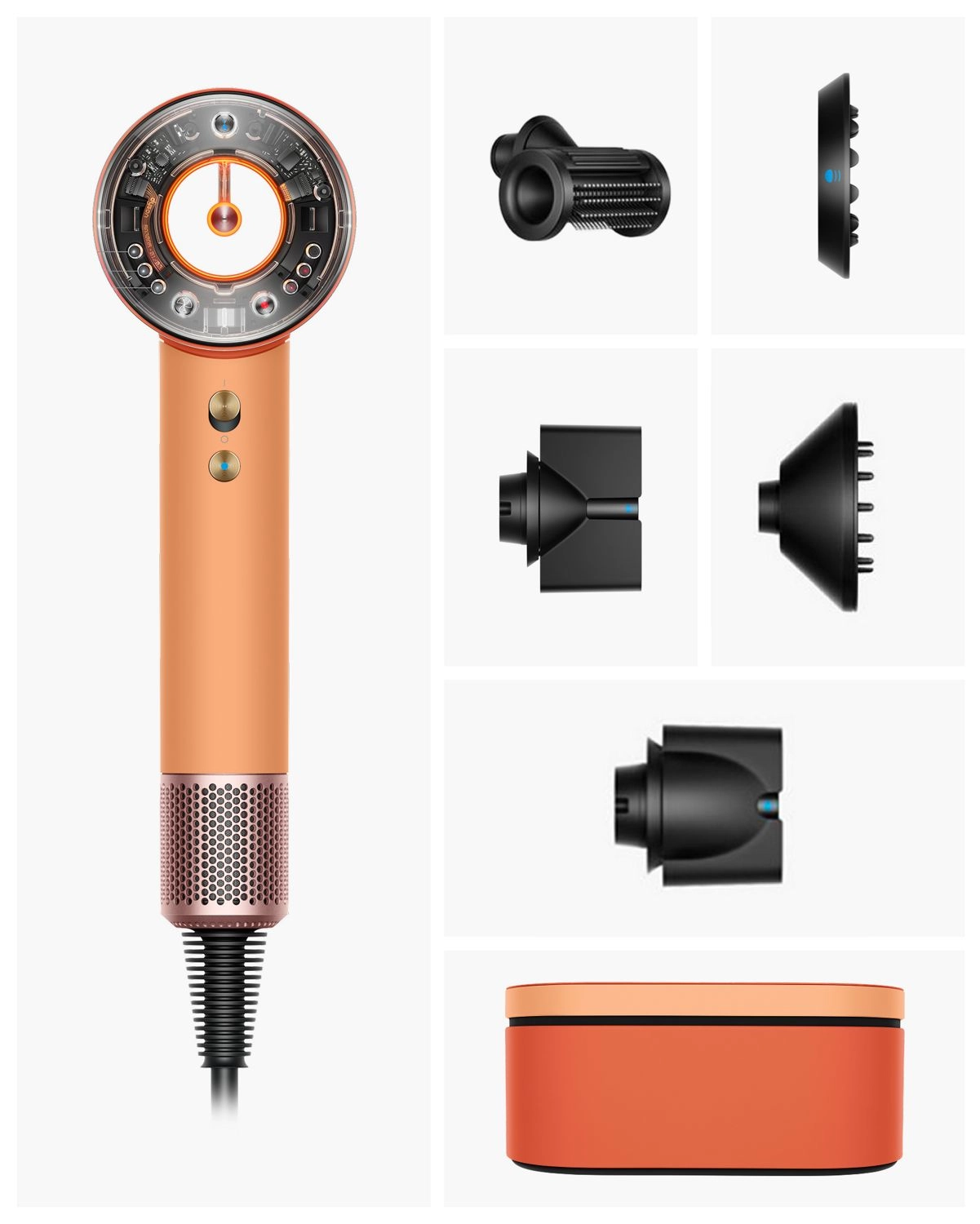 Фен Dyson Supersonic Nural HD16 Ceramic Apricot/Topaz