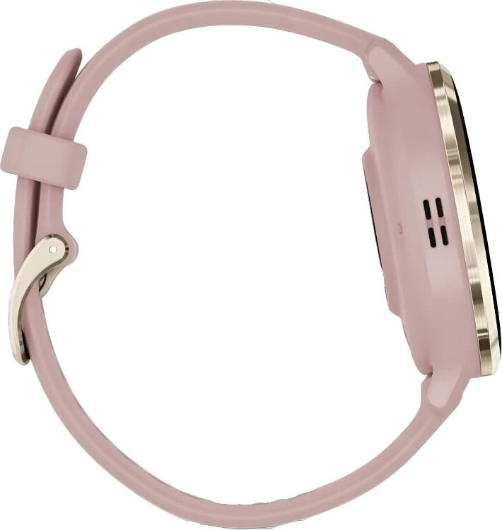 Смарт-часы Garmin Venu 3S - 41 mm, Розовый, золотистый безель, розовый ремешок