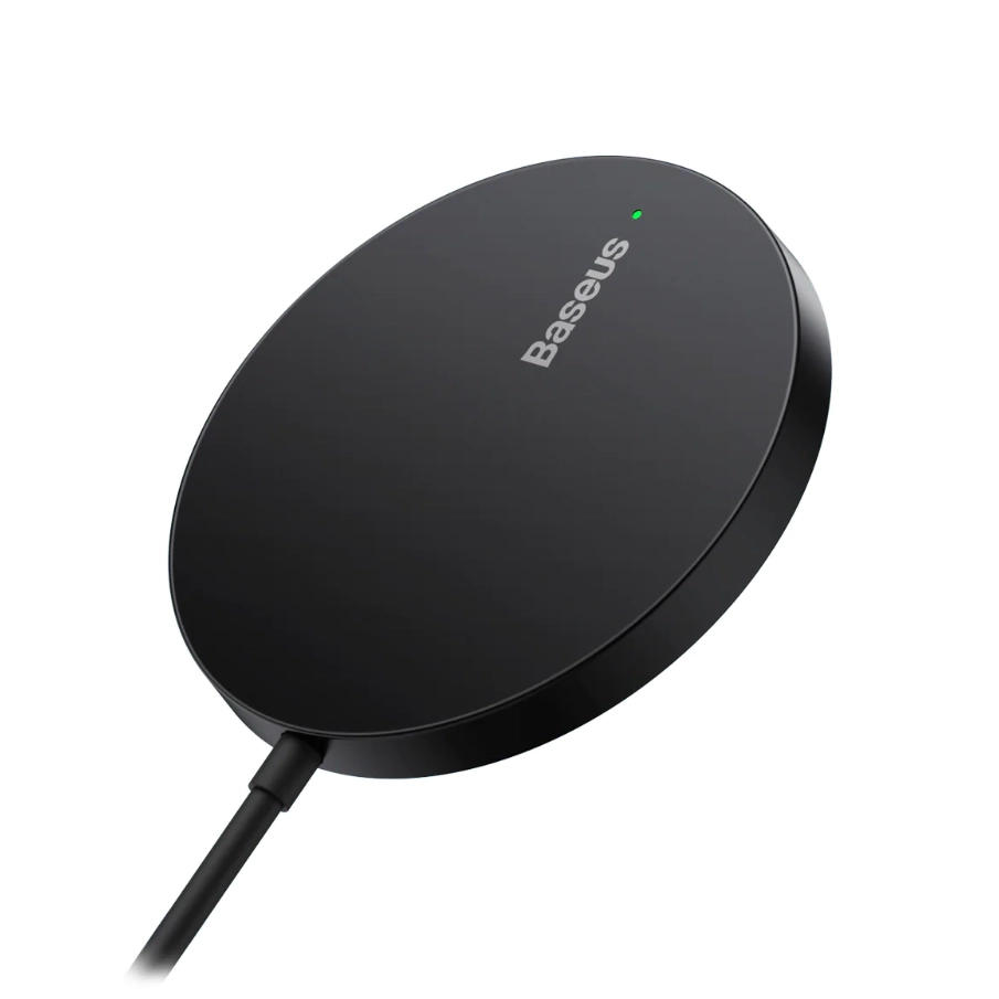 Беспроводное зарядное устройство Baseus Simple Mini3 Magnetic Wireless Charger 15W Черный