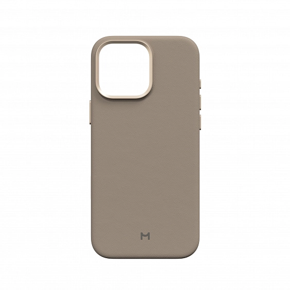 Чехол для iPhone 16 Pro Max Eco Leather Case Latte