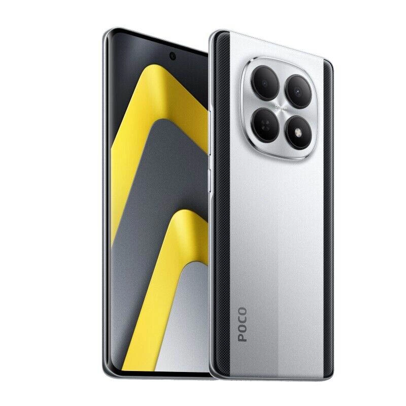 Смартфон Xiaomi Poco M8 8/512 ГБ, серебристый (Silver) 25118PC98G