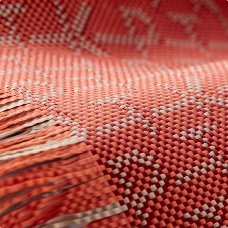 Чехол Pitaka Monogram Ultra-Slim для iPhone 17 Pro Max, Красно-золотой