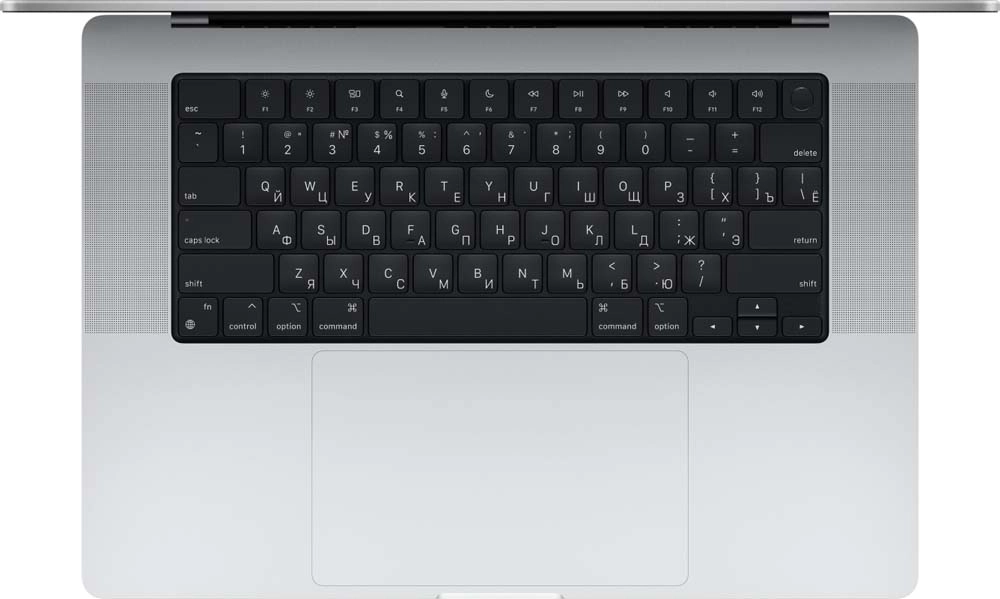Ноутбук Apple MacBook Pro 16" M1 Max (2021) 10C CPU/16C GPU, 32 ГБ RAM, 1 ТБ SSD, Silver