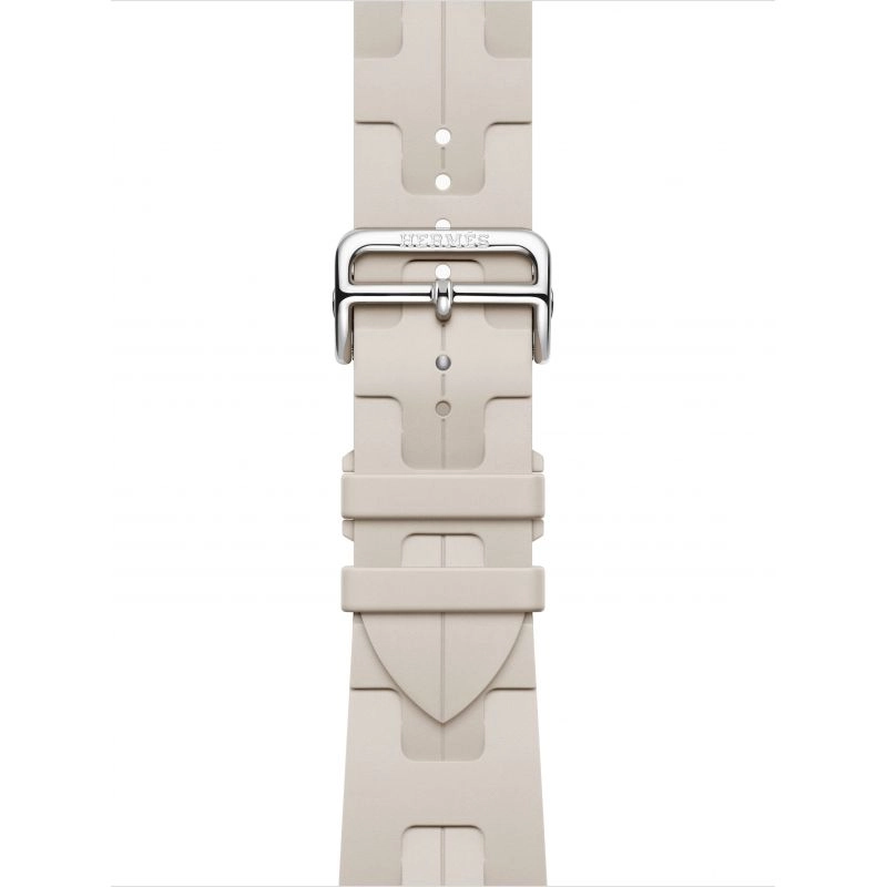 Смарт-часы Apple Watch S10 Hermes - 42 mm браслет Kilim Single Tour (Béton | бежевый)