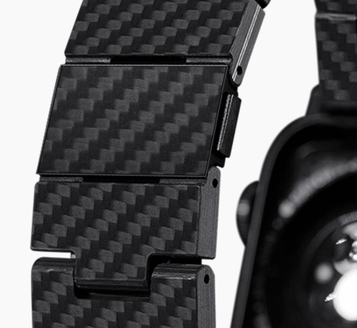 Браслет карбоновый Pitaka для Apple Watch 42/44мм - Classic (Retro)