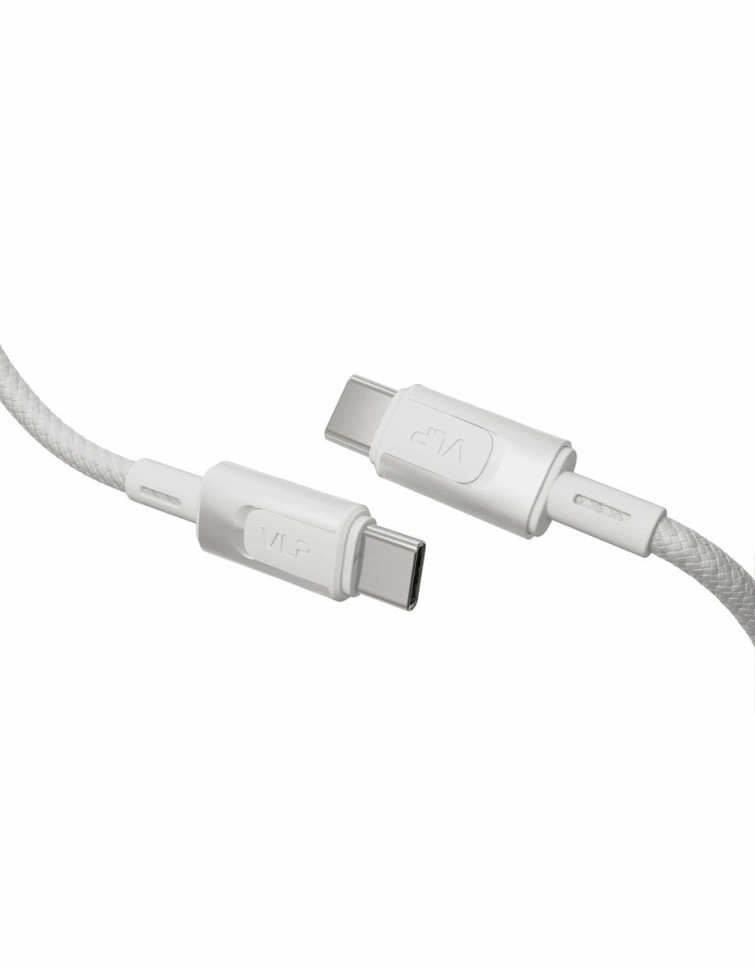 Кабель VLP Force Line 100W USB-C + USB-C 1.2 м белый