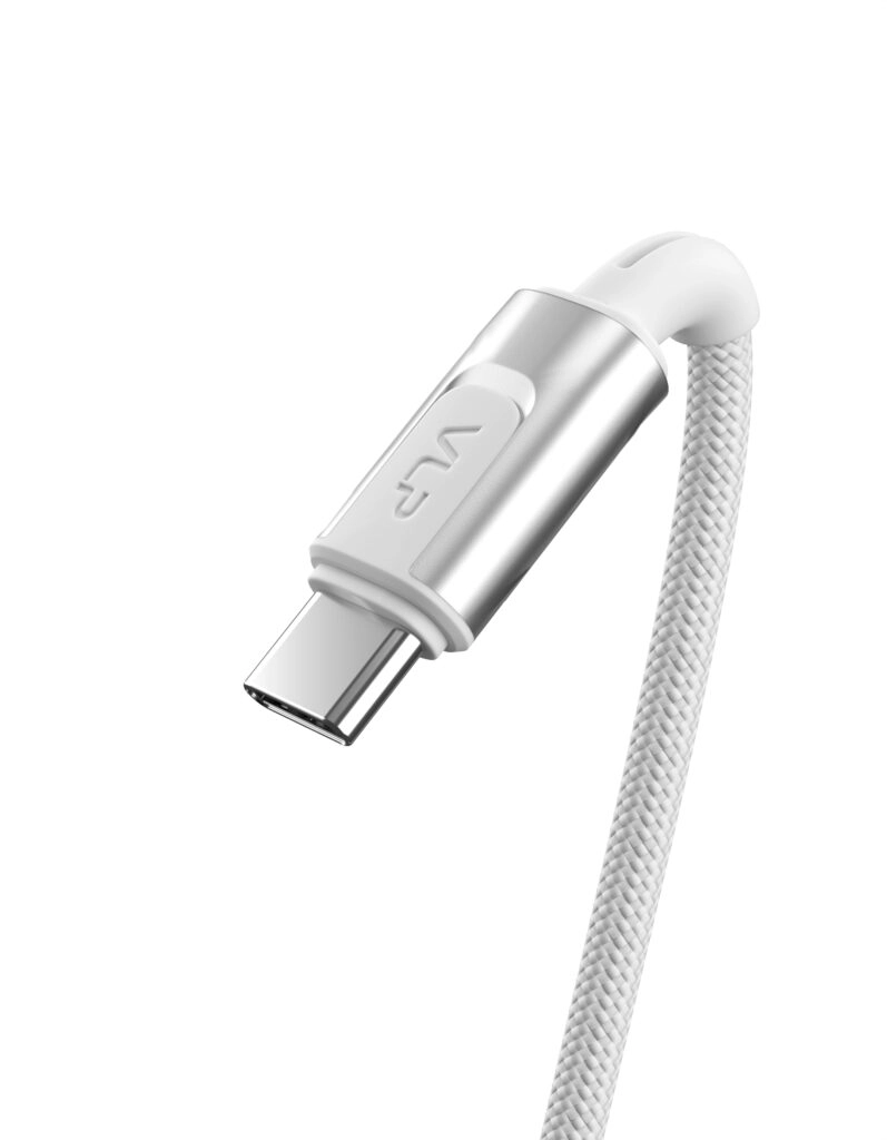 Кабель VLP Force Line Magnet USB-C, 1.5м, 100W USB 2.0, белый