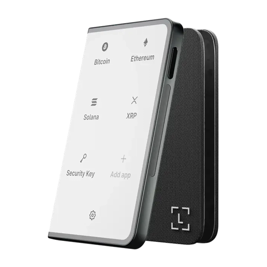 Аппаратный кошелек Ledger Stax + чехол Magnet Shell