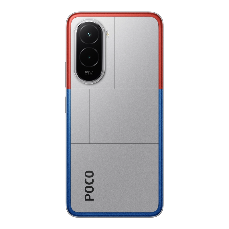 Смартфон Xiaomi Poco M7 6/128 ГБ, серебристый (Silver) 25062PC34G