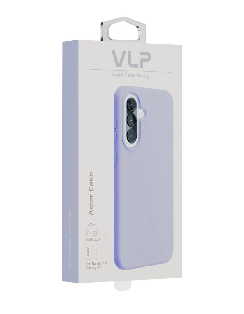 Чехол-накладка VLP Aster Case для Galaxy A56 Фиолетовый